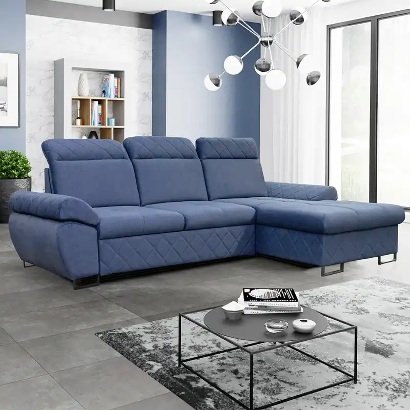 Sedací souprava SANTANA 267x169 cm rozkládací + úložný prostor VÝBĚR TKANIN Hit Sezóny