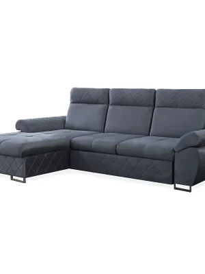 Sedací souprava SANTANA 169x267 cm rozkládací + úložný prostor VÝBĚR TKANIN Originální