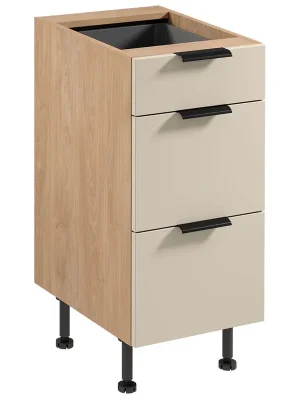 SORENTO pz dolní skříňka D40S3 se zásuvkami 40 cm puccini/béžová Značkový