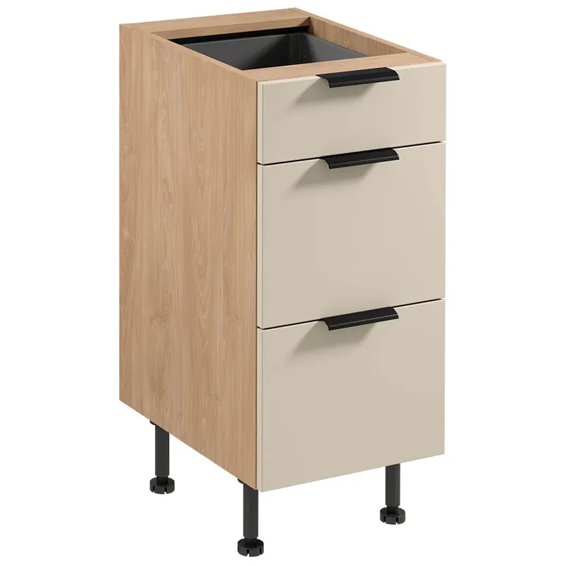 SORENTO pz dolní skříňka D40S3 se zásuvkami 40 cm puccini/béžová Značkový