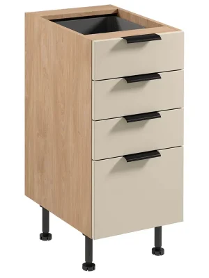 SORENTO pz dolní skříňka D40S4 se zásuvkami 40 cm puccini/béžová Levný