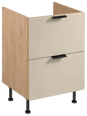 SORENTO pz dolní skříňka D60IN se zásuvkami na indukční desku 60 cm puccini/béžová Bezpečná Platba