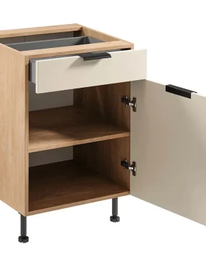 SORENTO pz dolní skříňka D60S1 se zásuvkou a příborníkem 60 cm PRAVÁ puccini/béžová Kup Teď