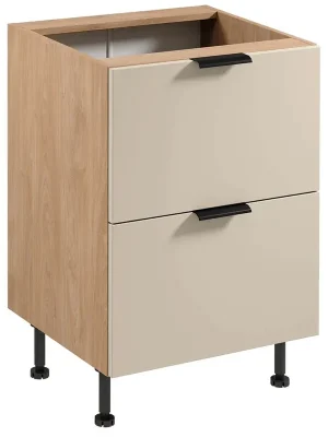 Speciální Cena SORENTO pz dolní skříňka D60S2 se zásuvkami 60 cm puccini/béžová