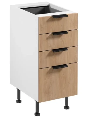 Top Prodej SORENTO bp dolní skříňka D40S4 se zásuvkami 40 cm bílá/puccini