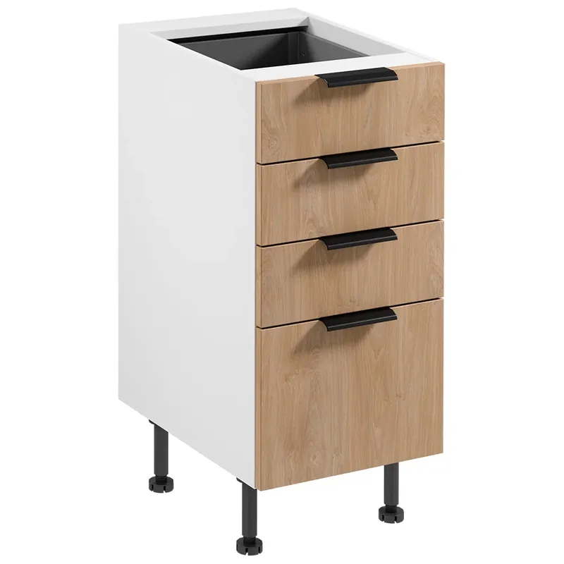 Top Prodej SORENTO bp dolní skříňka D40S4 se zásuvkami 40 cm bílá/puccini