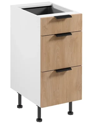 Výhodná Nabídka SORENTO bp dolní skříňka D40S3 se zásuvkami 40 cm bílá/puccini