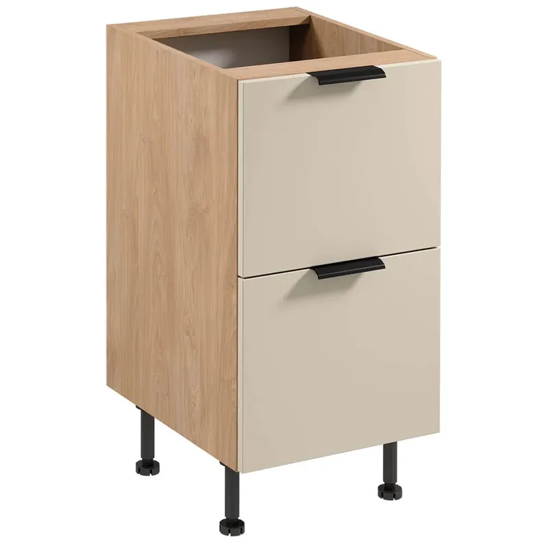 Značkový SORENTO pz dolní skříňka D45S2 se zásuvkami 45 cm puccini/béžová