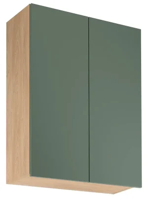 SORENTO pg horní skříňka G80 policová 80 cm puccini/zelená Značkový