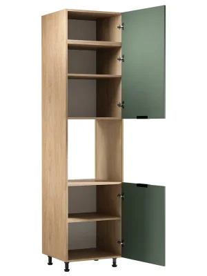 SORENTO pg vysoká skříňka D60PWN na vestavnou troubu 60 cm PRAVÁ puccini/zelená Koupit Online