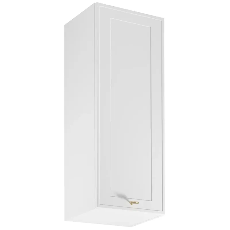 SORENTO bb horní skříňka G40 policová 40 cm PRAVÁ bílá Vysoce Kvalitní
