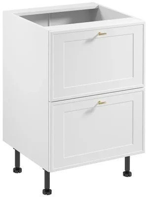 SORENTO bb dolní skříňka D60S2 se zásuvkami 60 cm bílá Super Cena