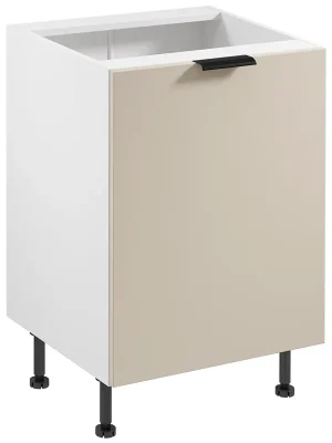 SORENTO pl dolní skříňka D60 s dvířky 60 cm PRAVÁ bílá/béžová Levný