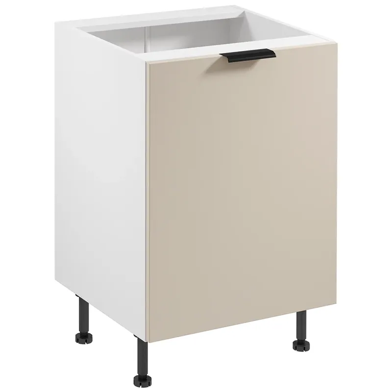 SORENTO pl dolní skříňka D60 s dvířky 60 cm PRAVÁ bílá/béžová Levný