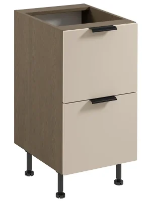 SORENTO bz dolní skříňka D45S2 se zásuvkami 45 cm baltic/béžová Poslední Šance