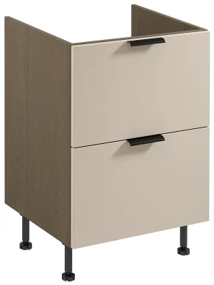 SORENTO bz dolní skříňka D60IN se zásuvkami na indukční desku 60 cm baltic/béžová Nejlepší Volba