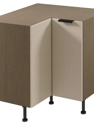 SORENTO bz dolní skříňka D90N rohová 90x90 cm PRAVÁ baltic/béžová Nejlepší Cena