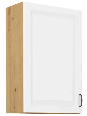 STILO ab horní skříňka 60G-90 1F se 3 policemi 60 cm VYSOKÁ UNI dvířka artisan/bílá Sezónní Sleva