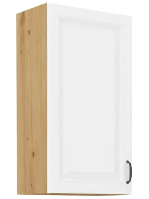 STILO ab horní skříňka 45G-90 1F se 3 policemi 45 cm VYSOKÁ UNI dvířka artisan/bílá Akční Nabídka