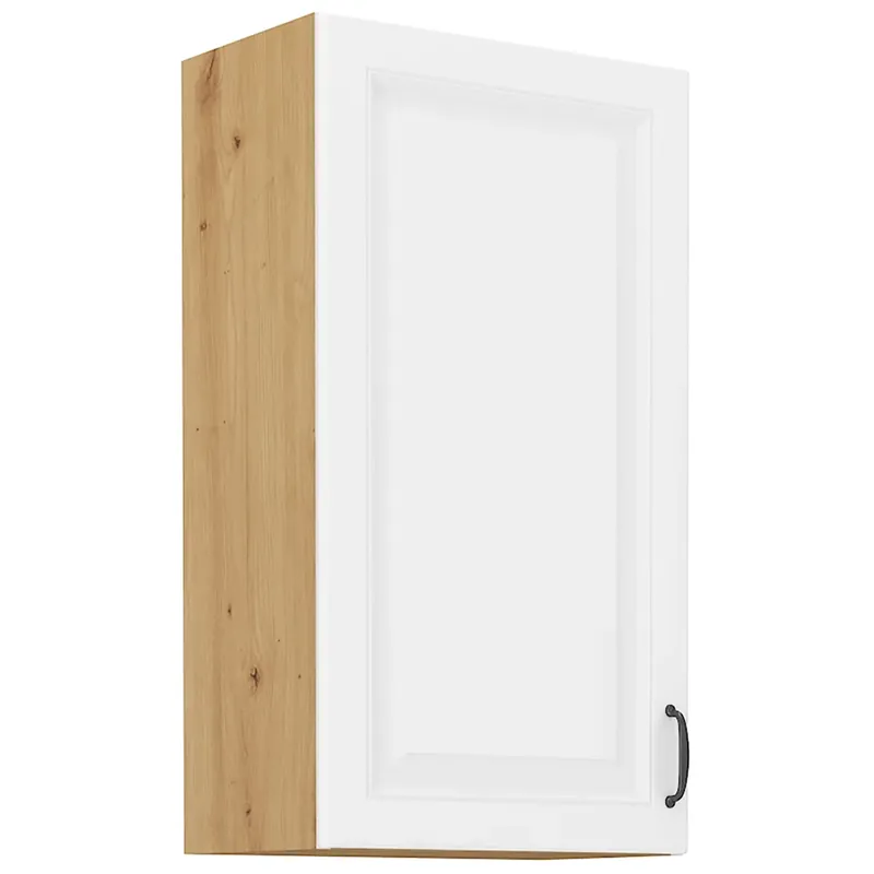 STILO ab horní skříňka 45G-90 1F se 3 policemi 45 cm VYSOKÁ UNI dvířka artisan/bílá Akční Nabídka