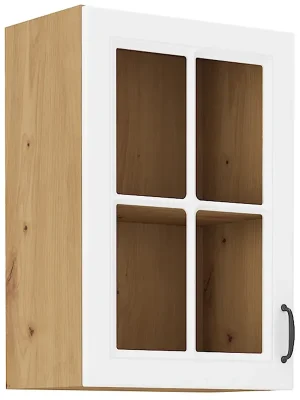 Aktuální STILO ab horní skříňka 40GS-72 1F s policí 40 cm artisan/bílá UNI dvířka