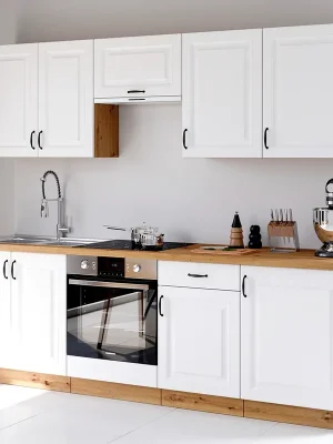 Výhodná Nabídka Kuchyňská linka STILO ab 250 cm PREMIUM BOX artisan/bílá