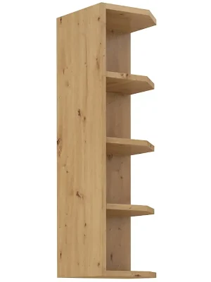 Tovární Cena LUNA ab horní regál 30 G-90 ZAK ukončovací s policemi 30 cm VYSOKÝ UNI provedení artisan