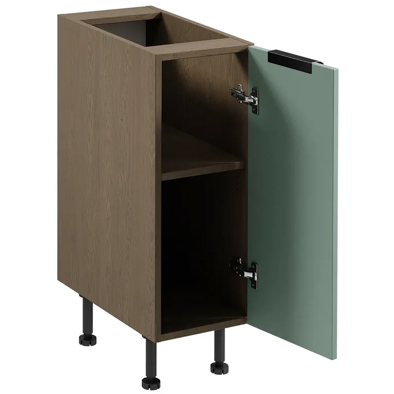 Super Cena SORENTO bg dolní skříňka D30 s dvířky 30 cm PRAVÁ baltic/zelená