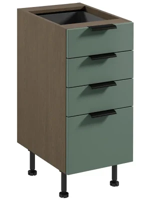 SORENTO bg dolní skříňka D40S4 se zásuvkami 40 cm baltic/zelená Nejlepší Volba