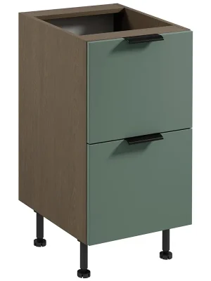 Aktuální SORENTO bg dolní skříňka D45S2 se zásuvkami 45 cm baltic/zelená