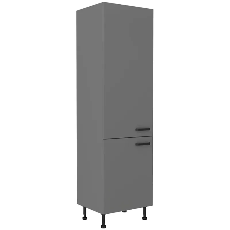 Sleva NESSANT se vysoká skříňka 60 DK-215 2F potravinová 60 cm šedá