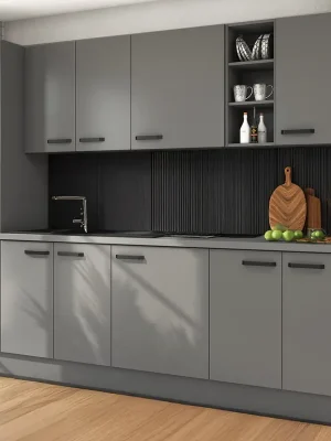 Výprodej Kuchyňská linka NESSANT se 260 cm šedá