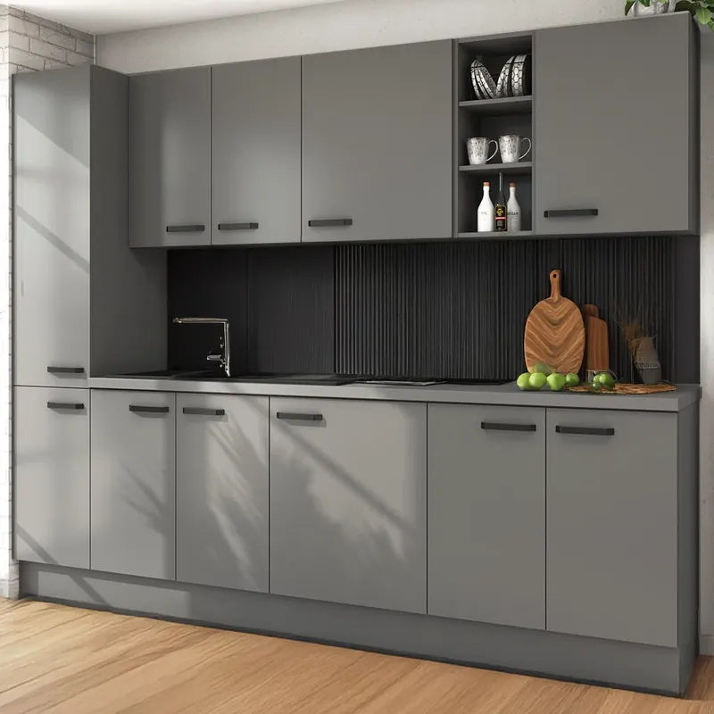 Výprodej Kuchyňská linka NESSANT se 260 cm šedá