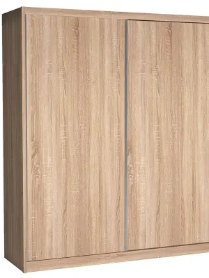 Zlevněný Šatní skříň MACI 208 cm bez zrcadla sonoma
