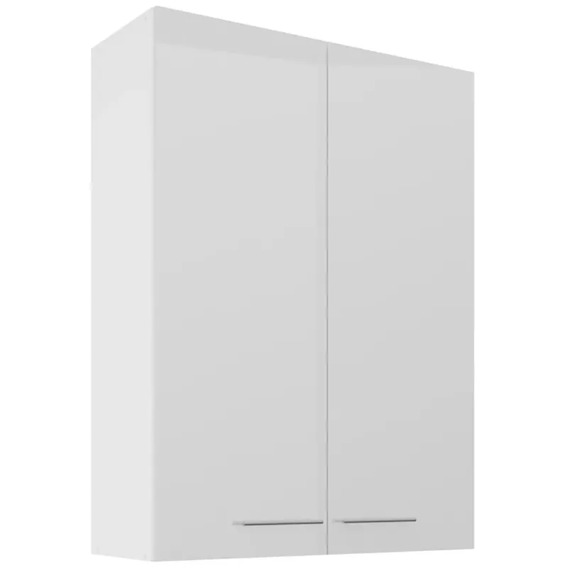 Oblíbený LARA wh horní skříňka 80G-108 2F s policemi 80 cm EXTRA VYSOKÁ bílá lesk
