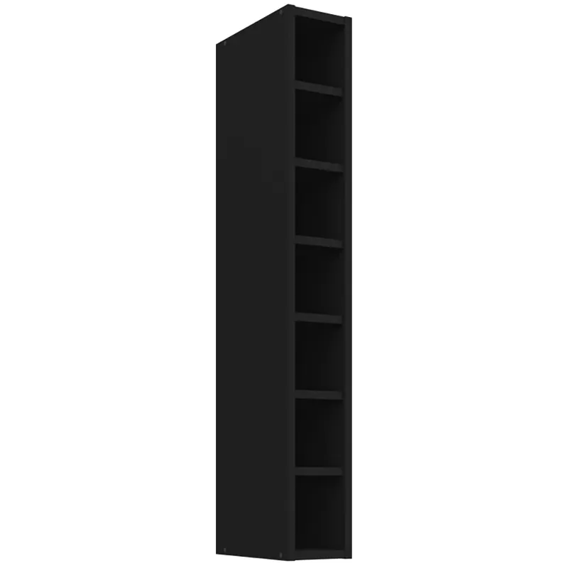 MONZA o horní regál 15 G-108 OTW s policemi 15 cm EXTRA VYSOKÝ černá Originální