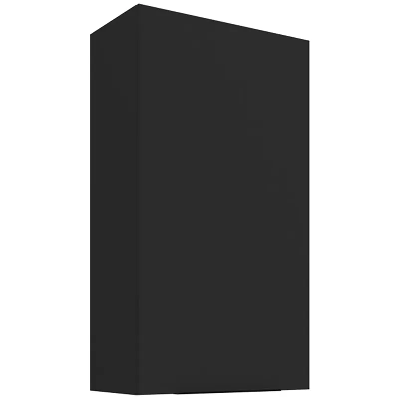 SIENA horní skříňka 60 G-108 1F s policemi 60 cm UNI dvířka EXTRA VYSOKÁ černá Finální Výprodej