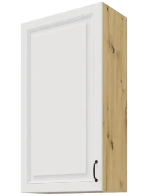STILO ab horní skříňka 60G-108 1F se 3 policemi 60 cm EXTRA VYSOKÁ UNI dvířka artisan/bílá Výhodná Nabídka