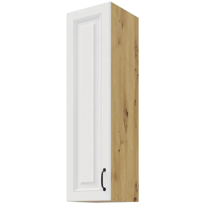 Vysoce Kvalitní STILO ab horní skříňka 30G-108 1F se 3 policemi 30 cm EXTRA VYSOKÁ UNI dvířka artisan/bílá