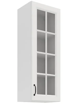 STILO bb horní skříňka 40GS-108 1F se 2 policemi 40 cm EXTRA VYSOKÁ UNI dvířka bílá mat Nejlepší Volba