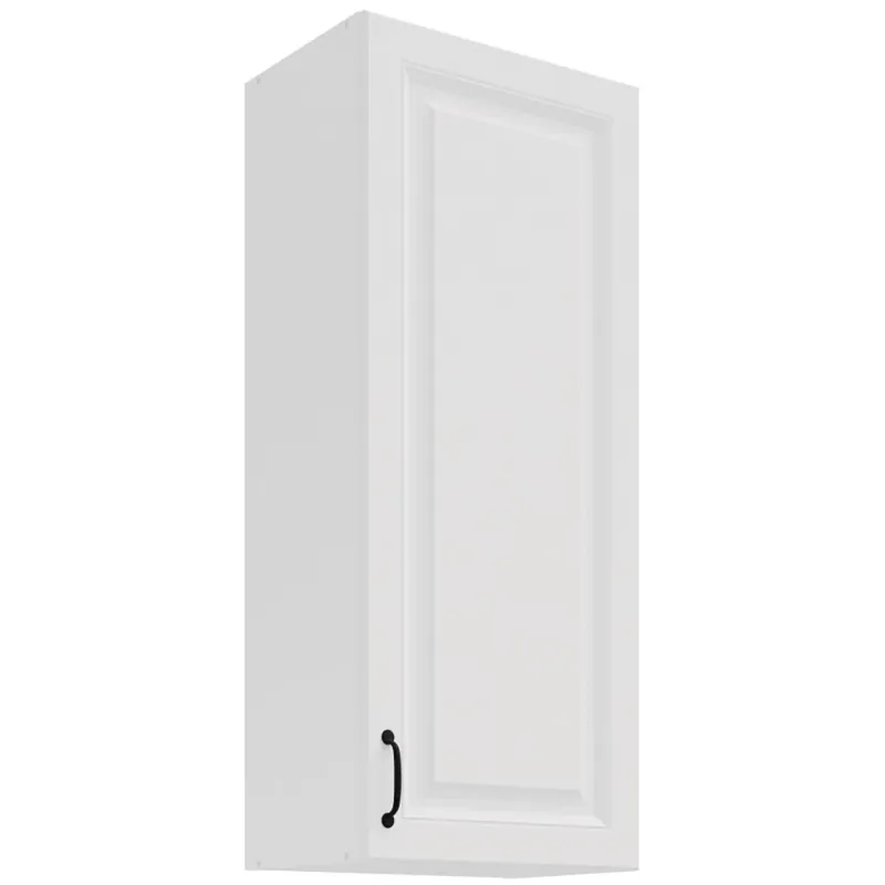 Výhodná Nabídka STILO bb horní skříňka 45G-108 1F se 3 policemi 45 cm EXTRA VYSOKÁ UNI dvířka bílá/bílá mat