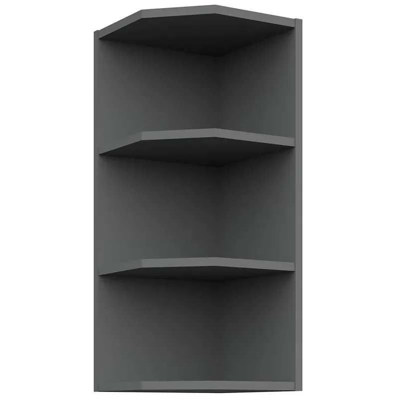CREMONA ac horní regál 30 G-72 ZAK zakončovací s policemi 30 cm UNI provedení antracit Zlevněný