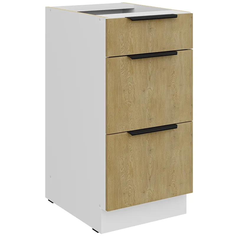 CREMONA bc dolní skříňka 40 D 3S zásuvková 40 cm PREMIUM BOX bílá/cremona Top Prodej