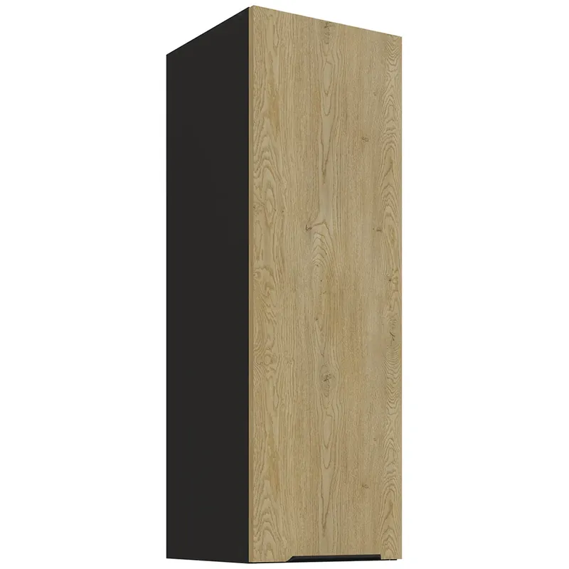 Speciální Cena CREMONA cc horní skříňka 30 G-90 1F policová 30 cm VYSOKÁ černá/cremona