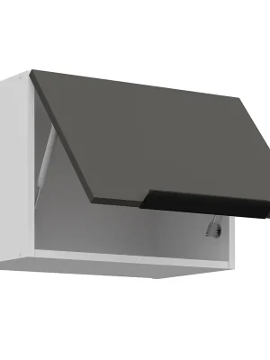 Zlevněný ARIA po horní skříňka 50 GU-36 1F výklopná 50 cm ANTI FINGERPRINT povrch bílá/šedá grafit