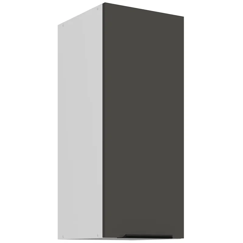ARIA po horní skříňka 30 G-72 1F policová 30 cm ANTI FINGERPRINT povrch bílá/šedá grafit Ověřený