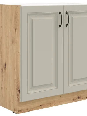 STILO ac dolní skříňka 80 D 2F s policí 80 cm artisan/světle šedá Akce