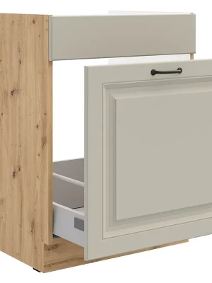 STILO ac dolní skříňka 60 ZL 1S dřezová 60 cm PREMIUM BOX artisan/světle šedá Sleva