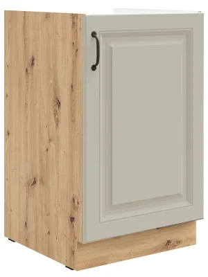 STILO ac dolní skříňka 50 ZL 1F dřezová 50 cm UNI dvířka artisan/světle šedá Akce