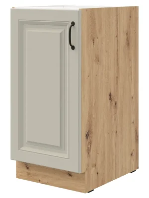 STILO ac dolní skříňka 40 D 1F s policí 40 cm UNI dvířka artisan/světle šedá Ověřený